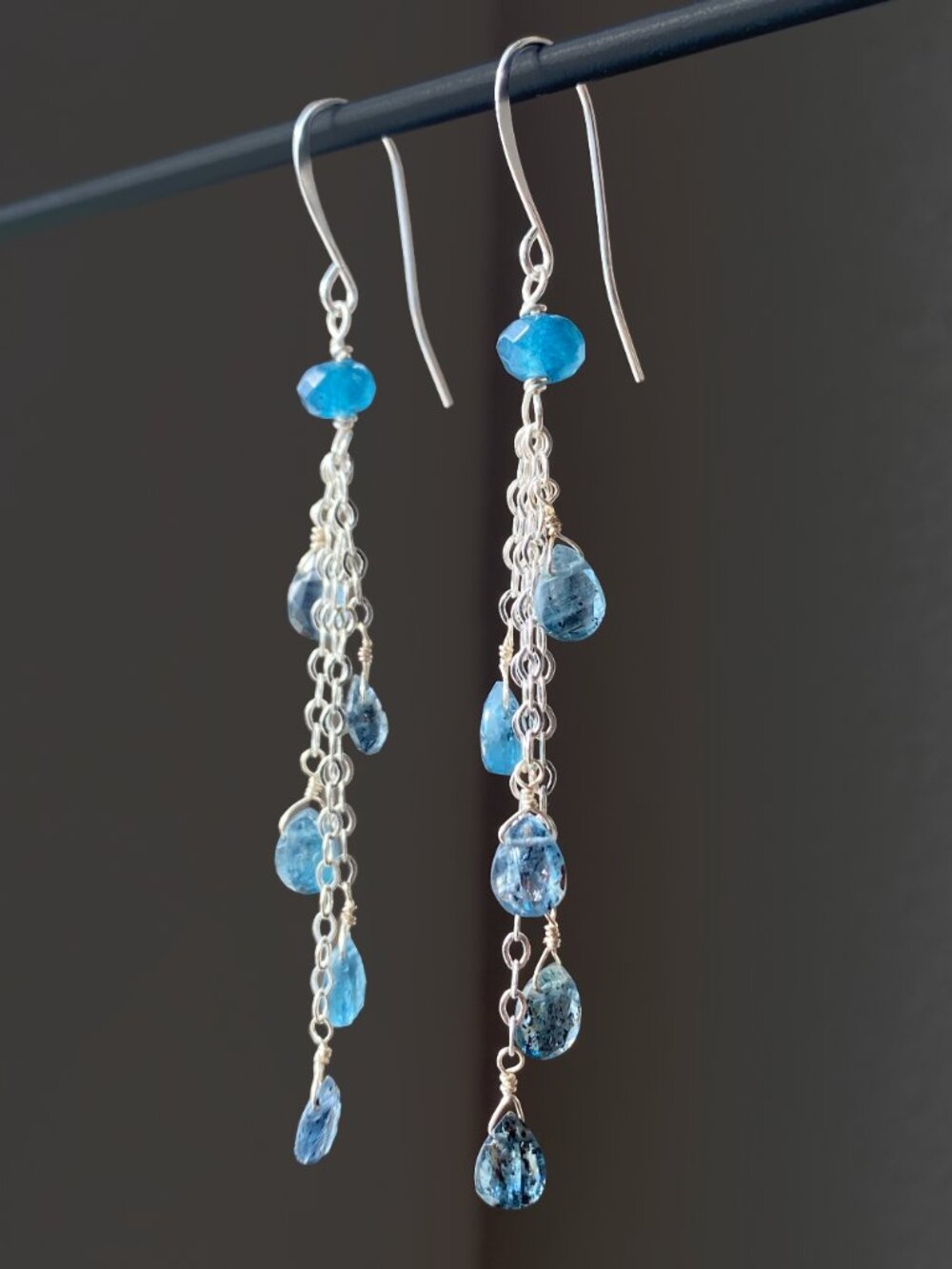 Kyanite Waterfall Earrings